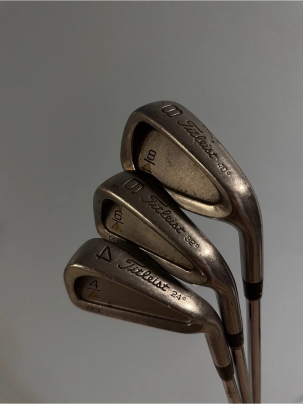 Titleist DCI 4,6,8 Irons Steel Shaft Yellow Triangle Right Handed, Set of 3 - Picture 3 of 5